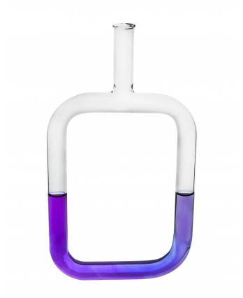 Convection Tube, 6" x 10" - Fitted with a Filling Funnel - Demonstrates the Conventional Movement of Heated Liquids - Eisco Labs