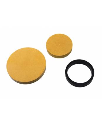 Disk and Ring Race Demonstation Set - Observe Rotational Inertia Properties - Includes 2 Disks & 1 Ring
