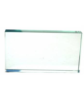 Eisco Labs Glass Rectangular Block; 125mm X 65mm X 18mm Size
