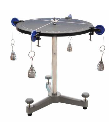 Force Table with brass weights