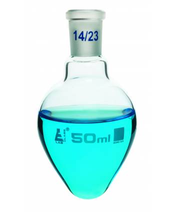 Flask Pear Shape 50ml 14/23 Joint