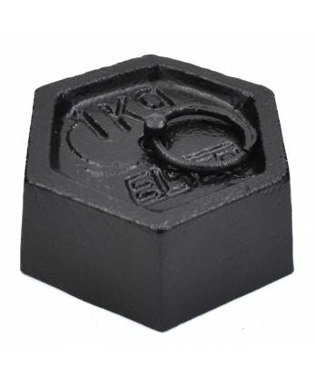 Iron Masses - Hexagonal with Lifting Ring - 1000g - Eisco Labs