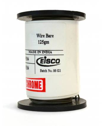 Eisco Labs Nichrome Resistance Wire, 1000ft Reel, 32 Gauge SWG - 33/34 AWG - 0.0108" Dia.