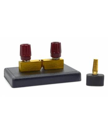 One Way Copper Plug Key Switch, 4mm Terminals with Removable Plug - Eisco Labs
