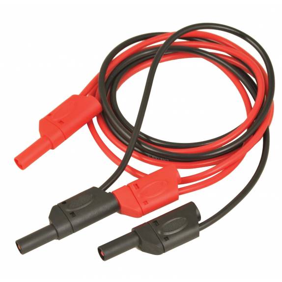 Safety Connecting Lead Pair 1m with 4mm plug