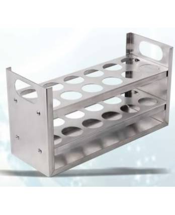 Test Tube Rack, Aluminium 12-holes