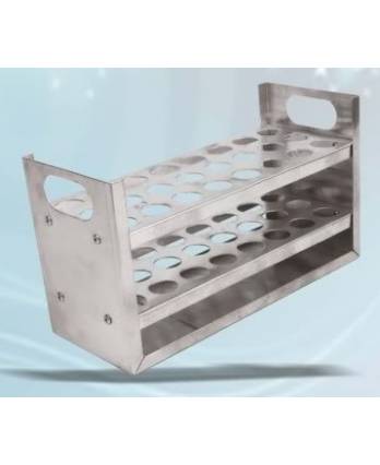 Test Tube Rack, Aluminium 24-Holes