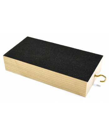 Wooden Friction Block, Pinewood and Felt 6 x 3 x 1.25"