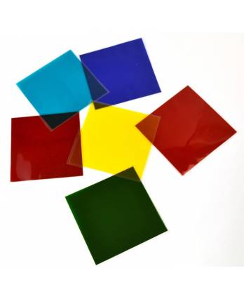 Coloured Filters Unmounted, Set of 6