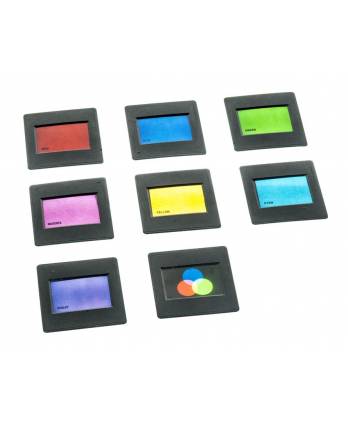 Colour Filters Mounted, Set of 8
