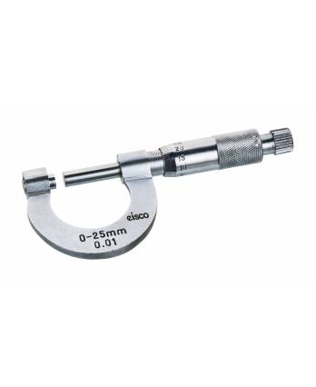 Micrometer Screw Gauge, Nickel Plated Brass