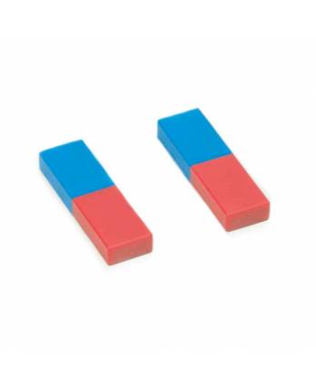 Plastic Cased Bar Magnet Pair