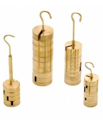 Slotted Masses Set & Hanger, Total 1000g