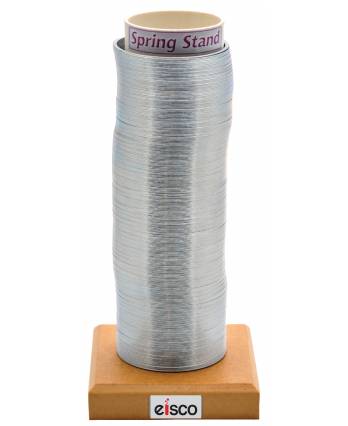 Wave Form Helix with Wooden Stand - 20cm