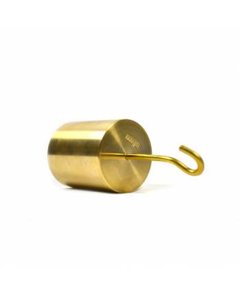 Weight with Hook, Brass 1kg