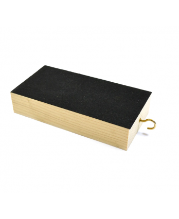 Wooden Friction Block, Pinewood and Felt