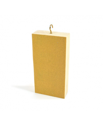 Wooden Friction Block, Wood and Sandpaper